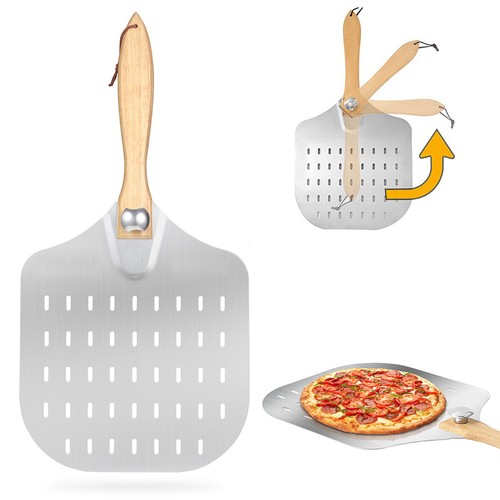Pizzaschieber mit holzgriff - pizzaschieber,