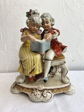 Vintage deutsches Carl Schneider Erben Grafenthal Porzellan Hofpaar