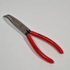 Knipex 38 21 200 Elektr- u. Feinmechanik Flachrundz. 40° geb Van. E-Stahl 200mm