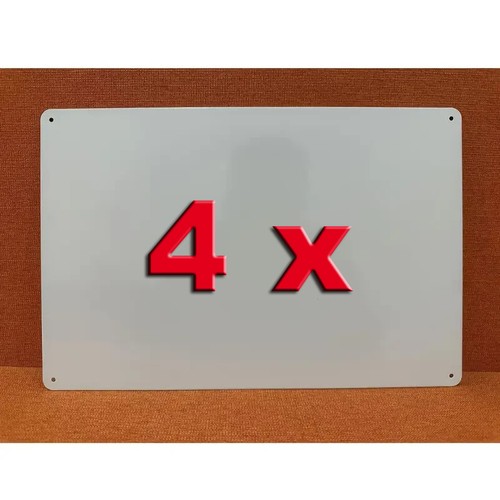Blanko blechschild diy 30 - x,