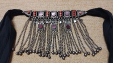 Tribal Bauchtanz Choker Kuchi mit Schmucksteine Halsschmuck Gürtel
