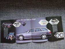 BMW M5 E34 MK Motorsport Tuning Prospekt Brochure Deutsch German selten rare