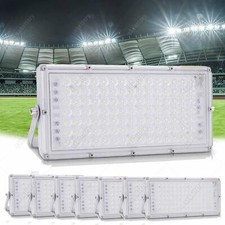8X 100W LED Fluter Außen Strahler Flutlicht Scheinwerfer Garten Lampe IP65
