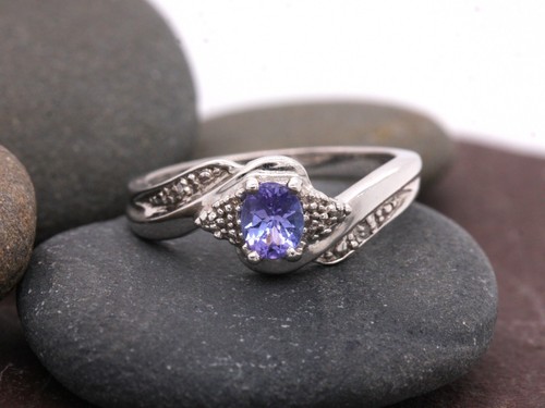 Sterlingsilber 925 tansanit - tansanit, &