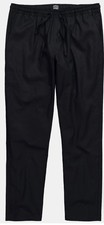 STHUGE Schlupfhose, Leinenmix, Elastikbund 4XL Schwarz