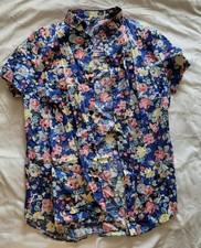 Floral Blumen Hawaiihemd Hemd