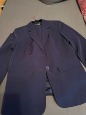 Damen Hosenanzug, dunkelblau, Gr. 46, Marke: Bonprix