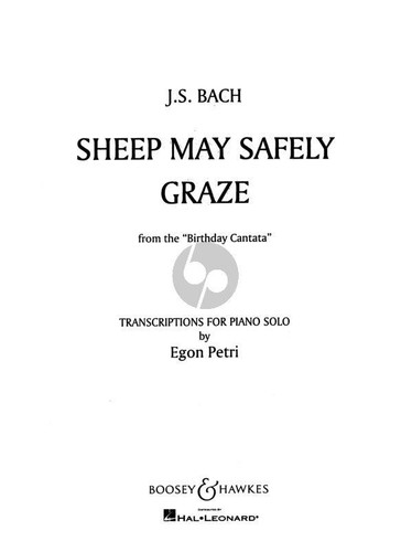 Sheep may safely graze piano