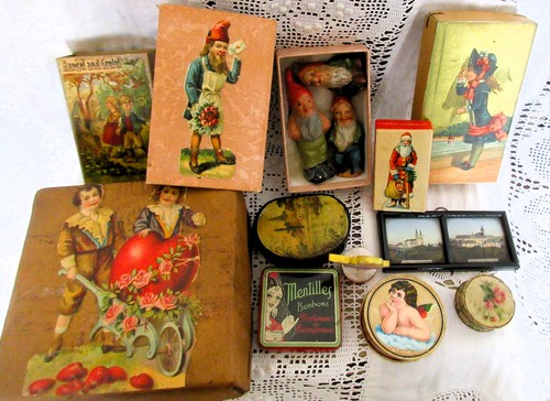 Alte kleine pappschachteln - alte,