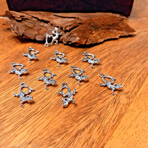 Eidechse charms - 10,
