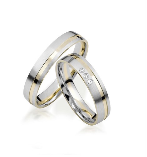 2x333 gold trauringe - 2x333, eheringe