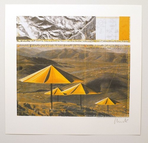 Christo the umbrellas - christo,