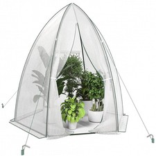 Gewächshaus Folienhaus, Pflanzenzelt, Wetterfest, 160x180cm, Reißverschluss, ...