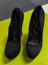 Sexy High Heels Plateau Pumps/High Heels in schwarz  Gr. 44,5