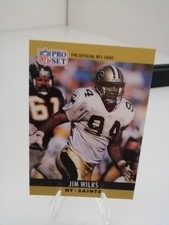 Jim Wilks New Orleans Saints Pick your Card NFL Trading Card