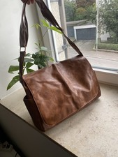 Schultertasche Umhängetasche Messengerbag Braun Tasche Damen Neu