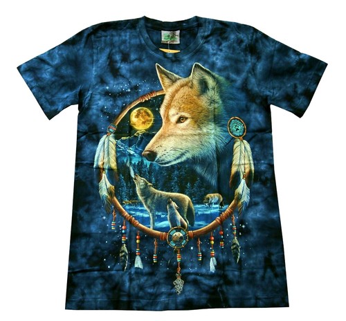 Wolf indianer shirt l - t-shirt, m