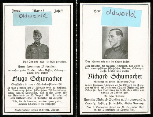 Wk2 sterbebild deathcard - sterbebild,