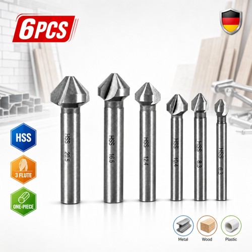 6tlg kegelsenker satz hss - 90°,