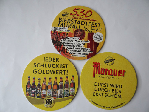Bierdeckel brauerei murau - 3,