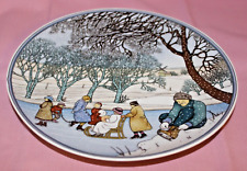Villeroy Boch V&B Heinrich Vier 4 Jahreszeiten Winter Wandteller Porzellan 16063