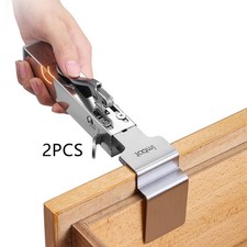 2er Set verstellbare Klemmen für Möbel, Schubladenbefestigung und Schrank