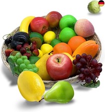 12 Stück Kunstobst, Schaum