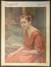 Orig. Zeitschrift - Jugend. Jahrgang 1914. Heft Nr. 33. Zahlreiche Abb. u. Holzs