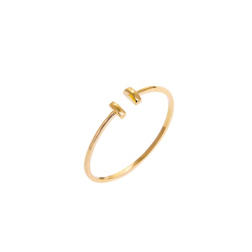Gelbgold doppel stange - 9k,