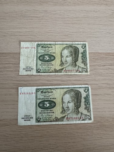 2er set deutsche mark - set,