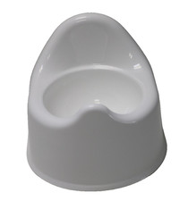 Rotho Babydesign Bella Bambina Kindertopf - Kinder-Toilettensitz in Weiß  -