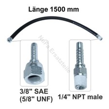 Gasschlauch 1500 mm für LPG