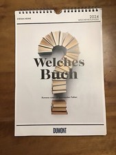 Welches Buch ? Wochenkalender 2024 Stefan Heine Romane raten Dumont Verlag