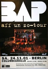B A P - BAP  2001 BERLIN - orig. Concert Poster -  Plakat - A1 xx - ART.2 - YY