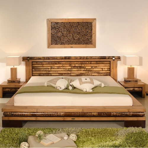 Bambusbett 140x200 eco - 140x200,