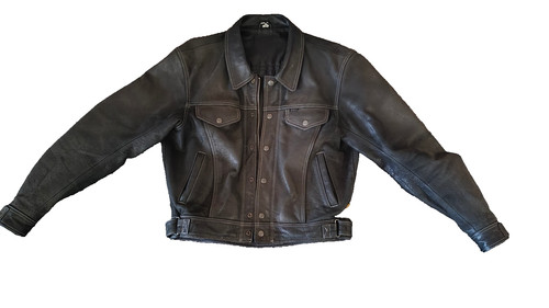 Echte leder motorradjacke - echte, leder-motorradjacke