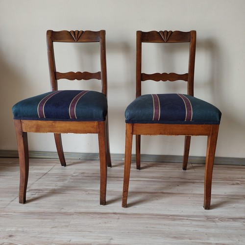 Paar biedermeier stühle - biedermeier,