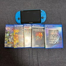 Sony PS Vita Blau Konsole + Spiele Bundle - Dragon Ball, Minecraft, NEXT
