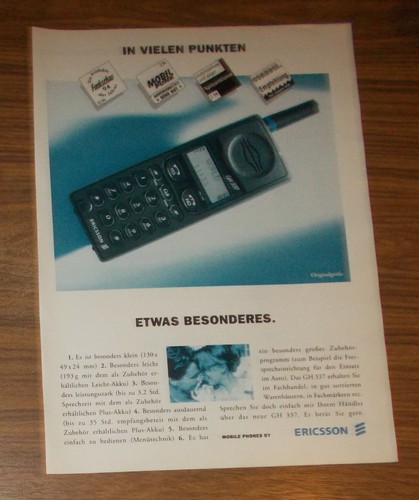 Seltene werbung ericsson - werbung, gh