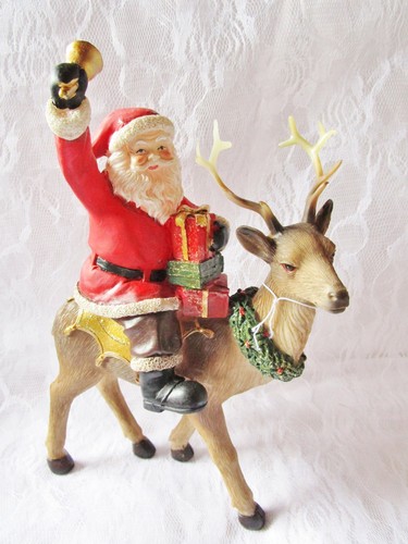 Hirsch mit nikolaus - nikolaus, figur