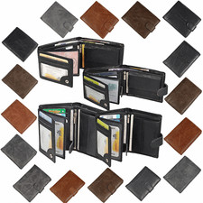 Herren Leder Geldbörse Kunst