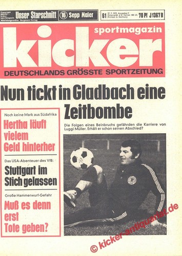 Kicker sportmagazin 61 - kicker,