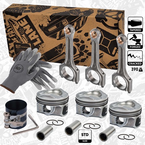 Kolben pleuel satz ford - pleuel, 1,0