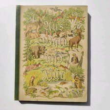 Aus Wald und Flur, Antikes Klebebilderbuch, 1938, Cigaretten Bilderdienst HH