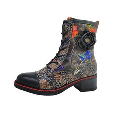 Laura Vita Racheleo 04 Damenschuhe Stiefel Schnürer Schnürstiefel Mehrfarbig Fre