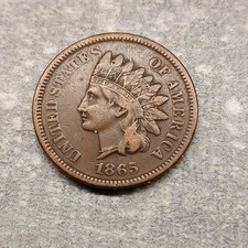 USA 1 Cent Indian Head 1865 
