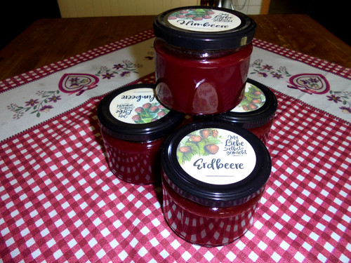 Erdbeer marmelade konfitüre - erdbeer-marmelade,