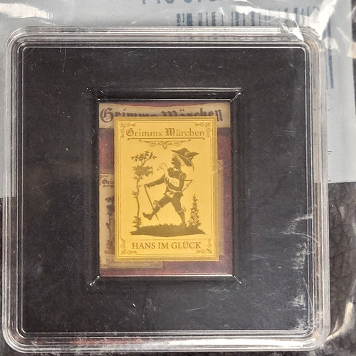 Goldbarren 500 feingold - 1/500,