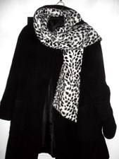 Damen  Mantel mit festem Schal