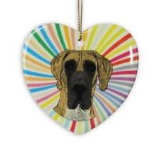 Dänische Dogge Herz Deko -